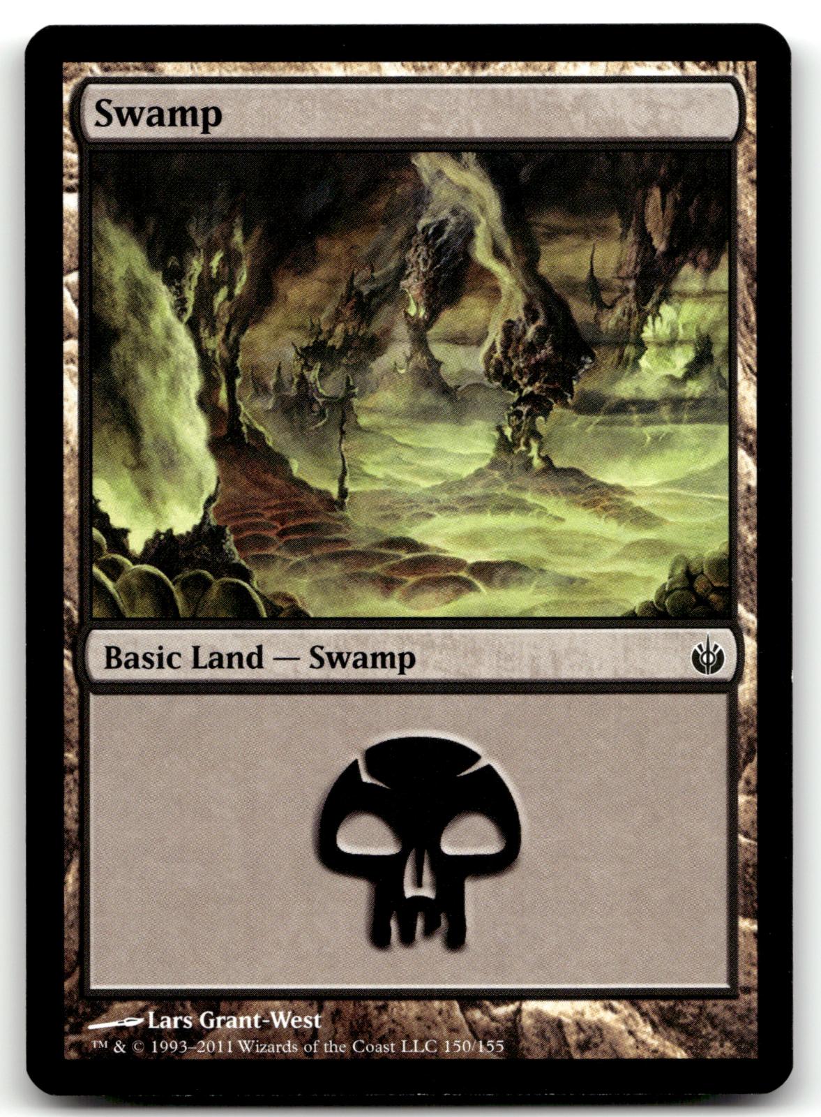 Swamp (150) 150 Land Mirrodin Besieged Magic: The Gathering Near Mint