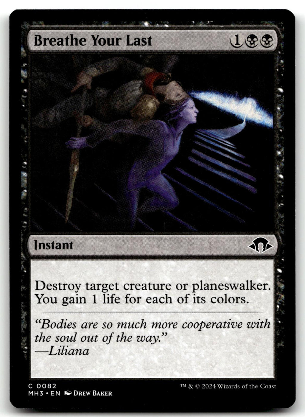 Breathe Your Last 82 Common Modern Horizons 3 Magic: The Gathering Near Mint