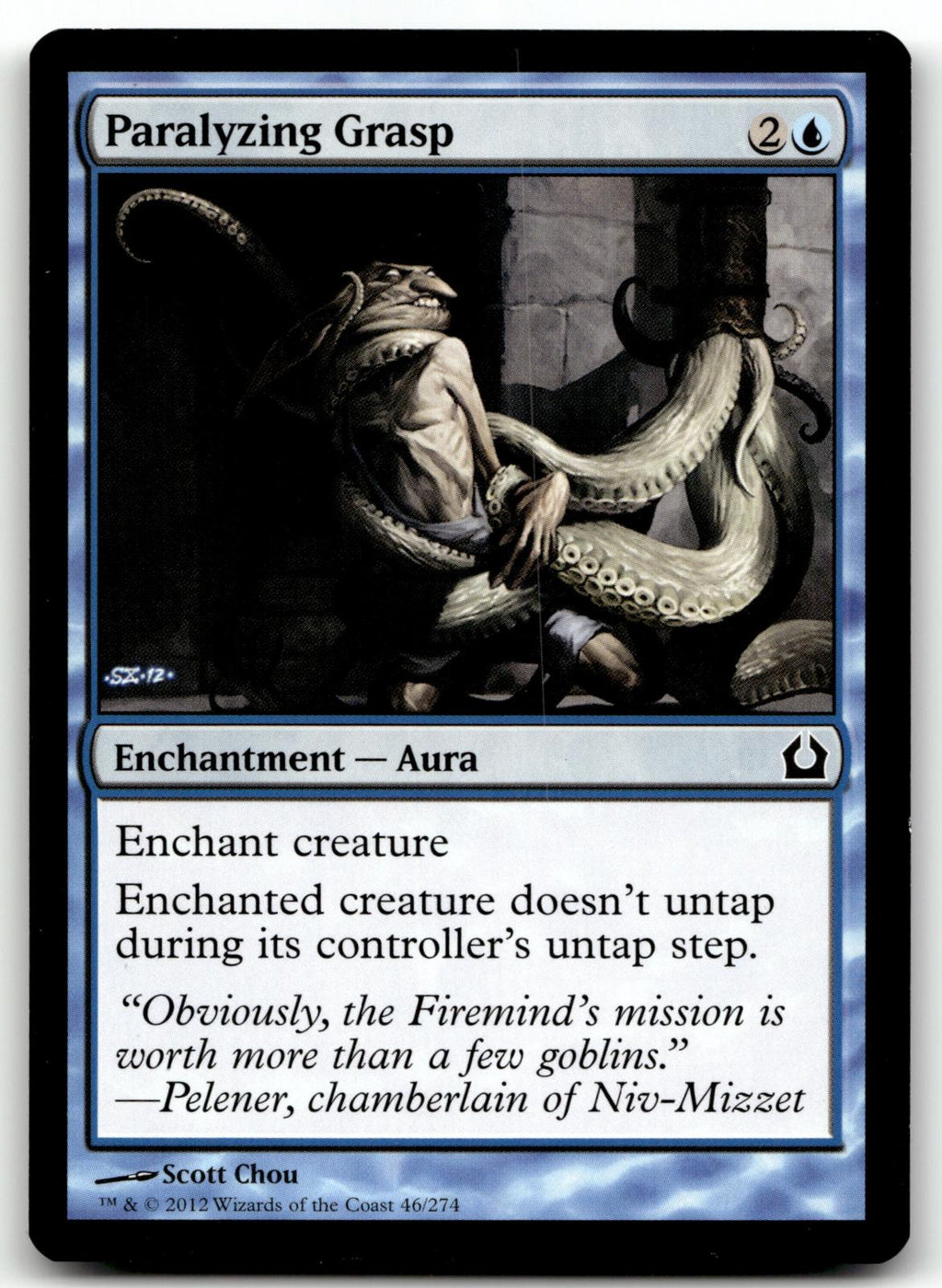 Paralyzing Grasp 46 Common Return to Ravnica Magic: The Gathering Near Mint