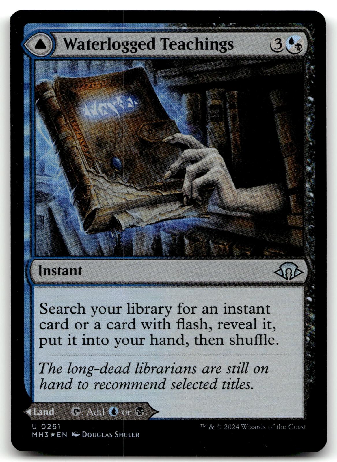 Waterlogged Teachings 261 Modern Horizons 3 Magic: The Gathering Foil NM