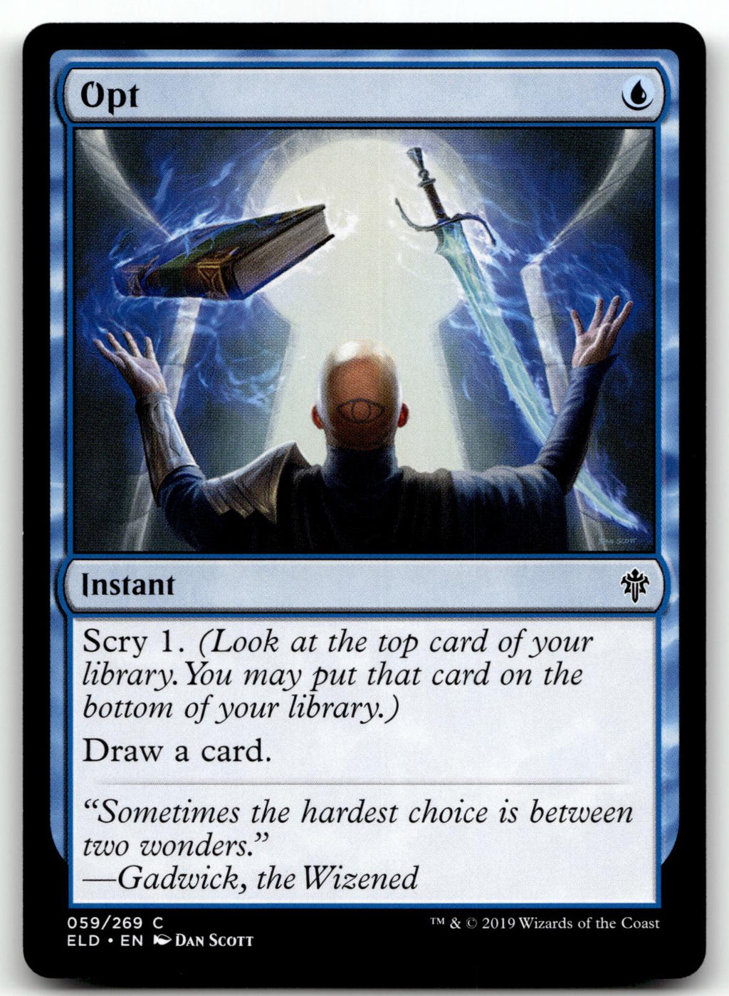 Opt 59 Common Throne of Eldraine Magic: The Gathering Near Mint