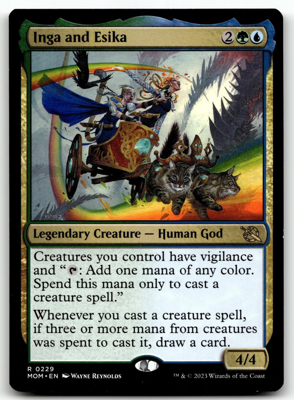 Inga and Esika 229 Rare March of the Machine Magic: The Gathering Near Mint