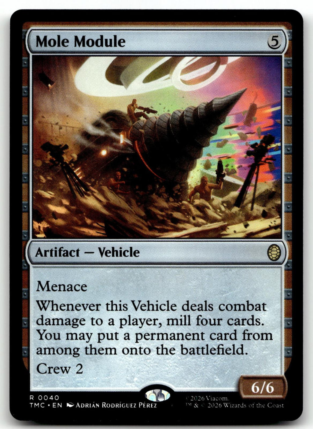 Mole Module (Surge Foil) 40 Holo Commander: Teenage Mutant Ninja Turtles