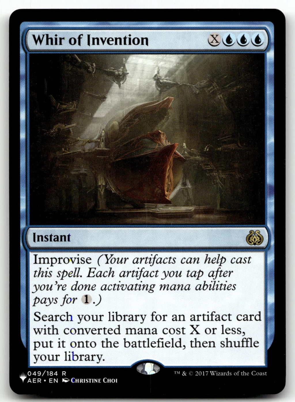 Whir of Invention 49 Rare Aether Revolt Magic: The Gathering Near Mint
