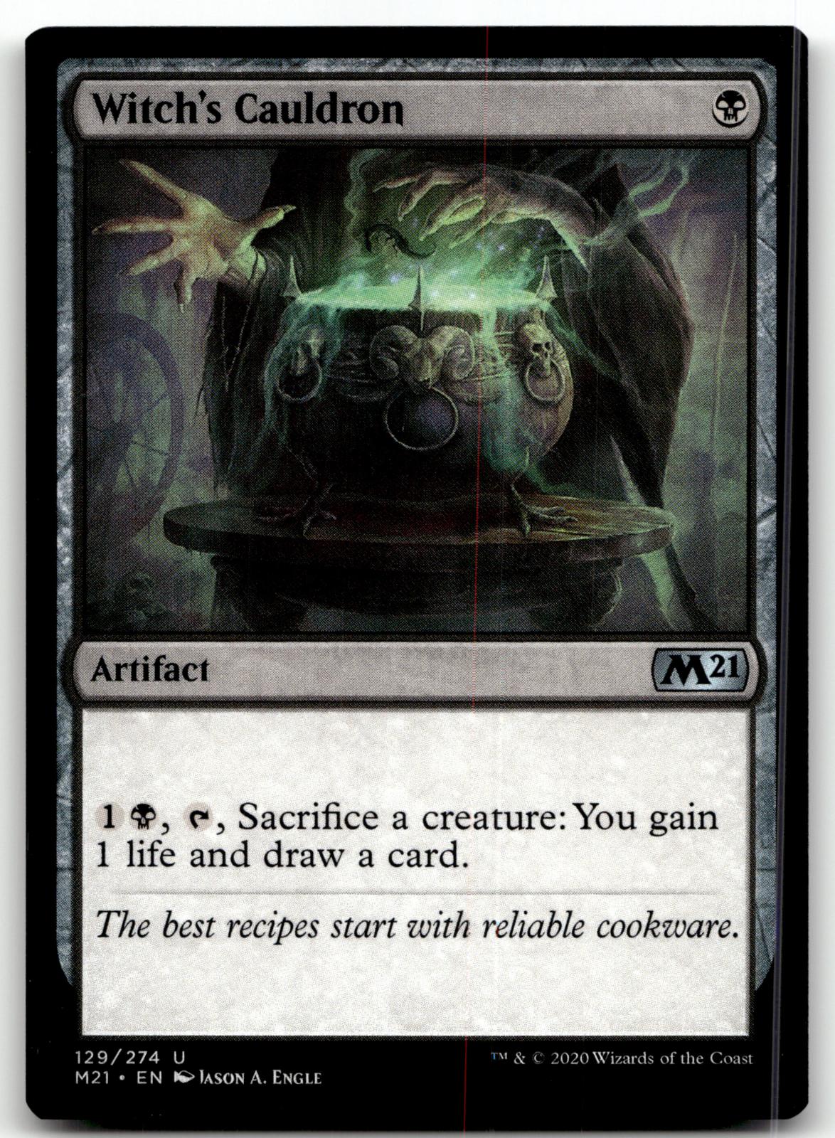 Witch's Cauldron 129 Uncommon Core Set 2021 Magic: The Gathering Near Mint