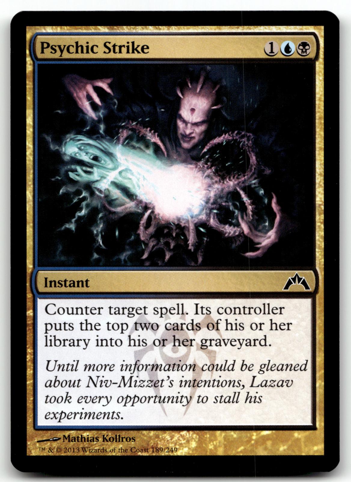 Psychic Strike 189 Common Gatecrash Magic: The Gathering Near Mint