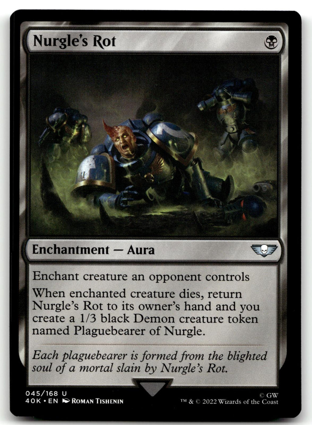 Nurgle's Rot 45 Universes Beyond: Warhammer 40,000 Magic: The Gathering NM
