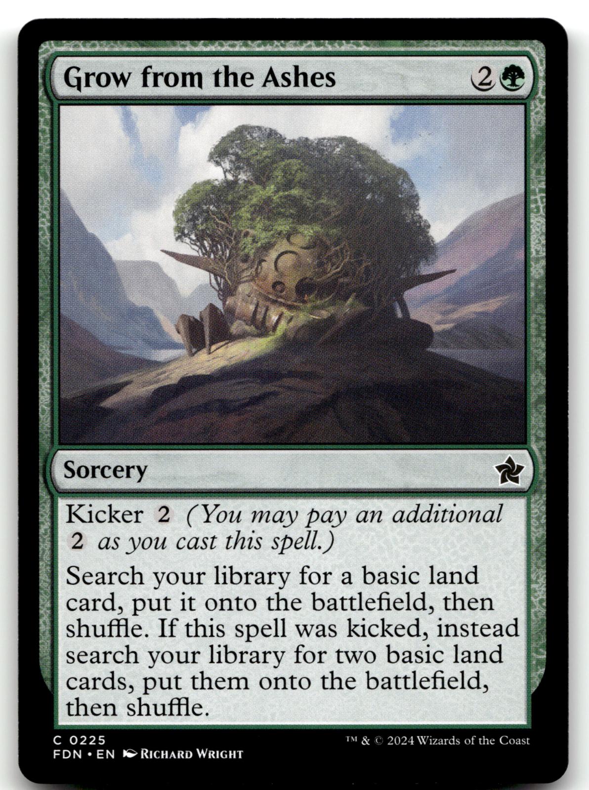 Grow from the Ashes 225 Common Foundations Magic: The Gathering Near Mint