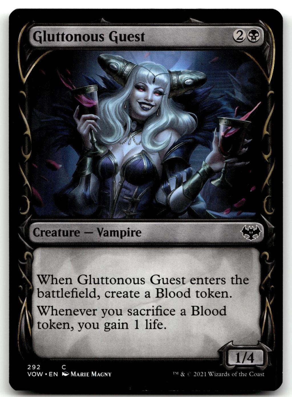 Gluttonous Guest (Showcase) 292 Innistrad: Crimson Vow Magic: The Gathering NM