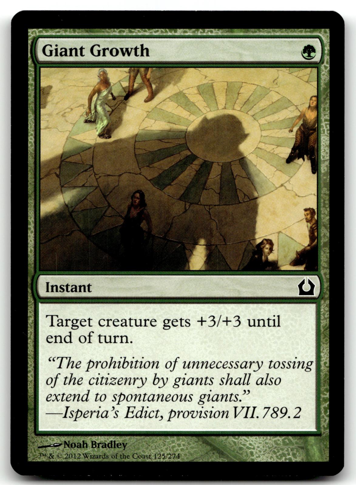 Giant Growth 125 Common Return to Ravnica Magic: The Gathering Near Mint