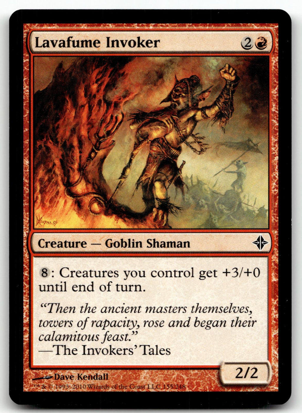 Lavafume Invoker 155 Common Rise of the Eldrazi Magic: The Gathering Near Mint