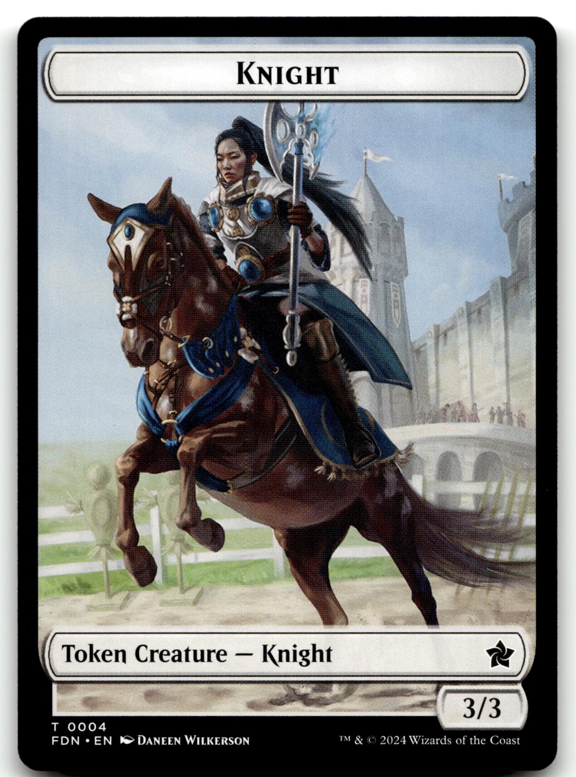 Human Token 2 Token Wilds of Eldraine Magic: The Gathering Near Mint