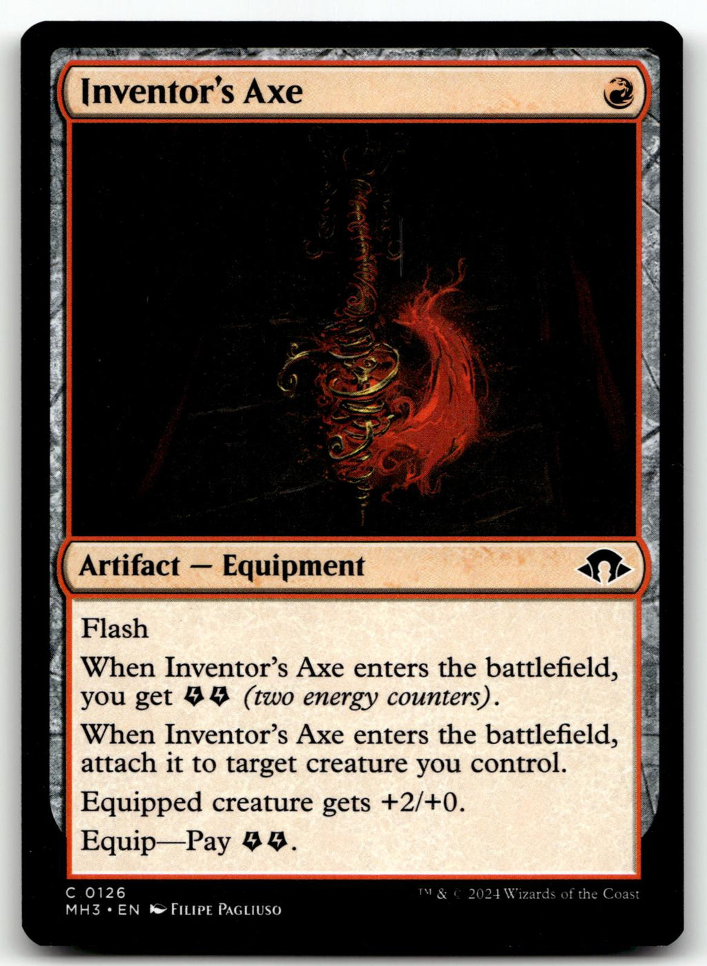 Inventor's Axe 126 Common Modern Horizons 3 Magic: The Gathering Near Mint