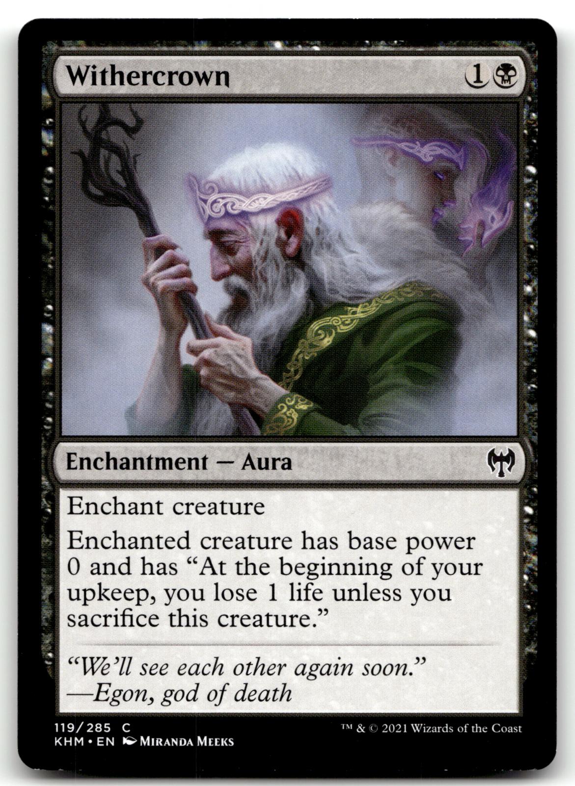 Withercrown 119 Common Kaldheim Magic: The Gathering Near Mint