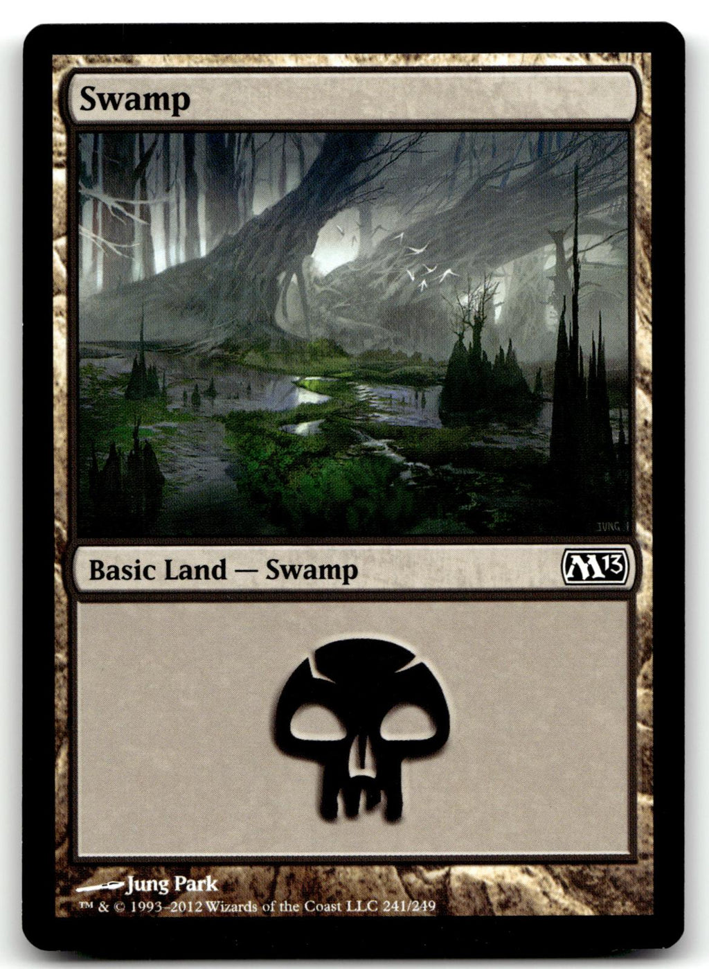 Swamp (241) 241 Land Magic 2013 (M13) Magic: The Gathering Near Mint