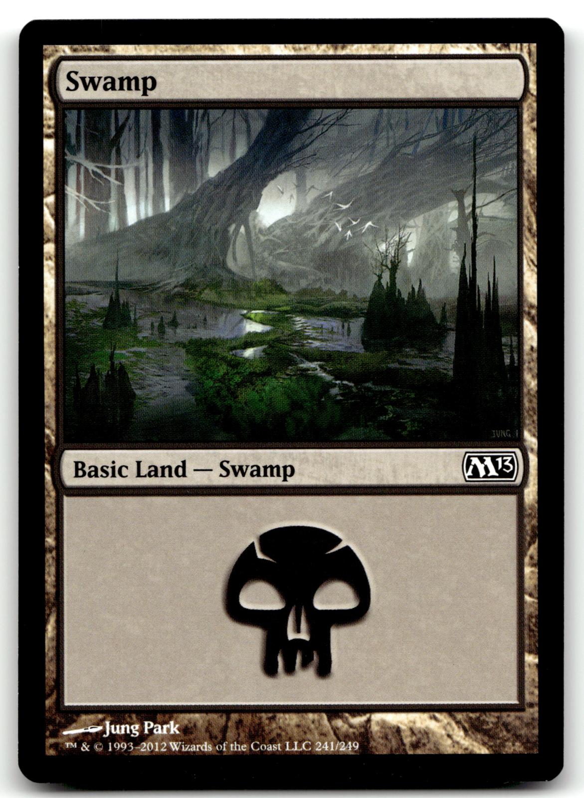 Swamp (241) 241 Land Magic 2013 (M13) Magic: The Gathering Near Mint