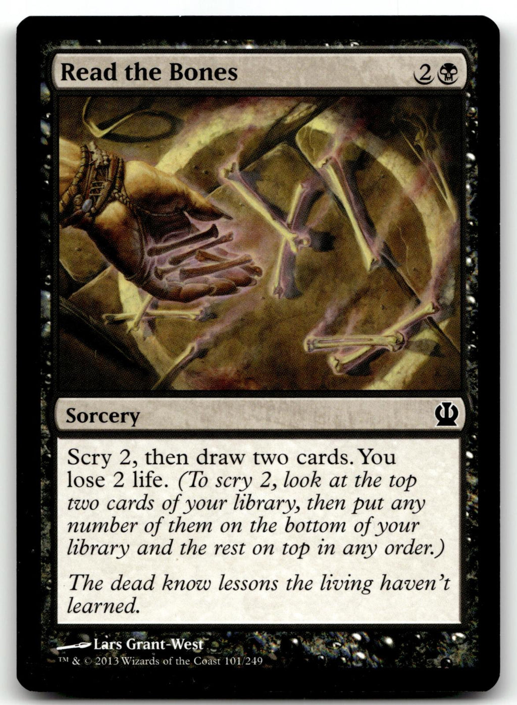 Read the Bones 101 Common Theros Magic: The Gathering Near Mint
