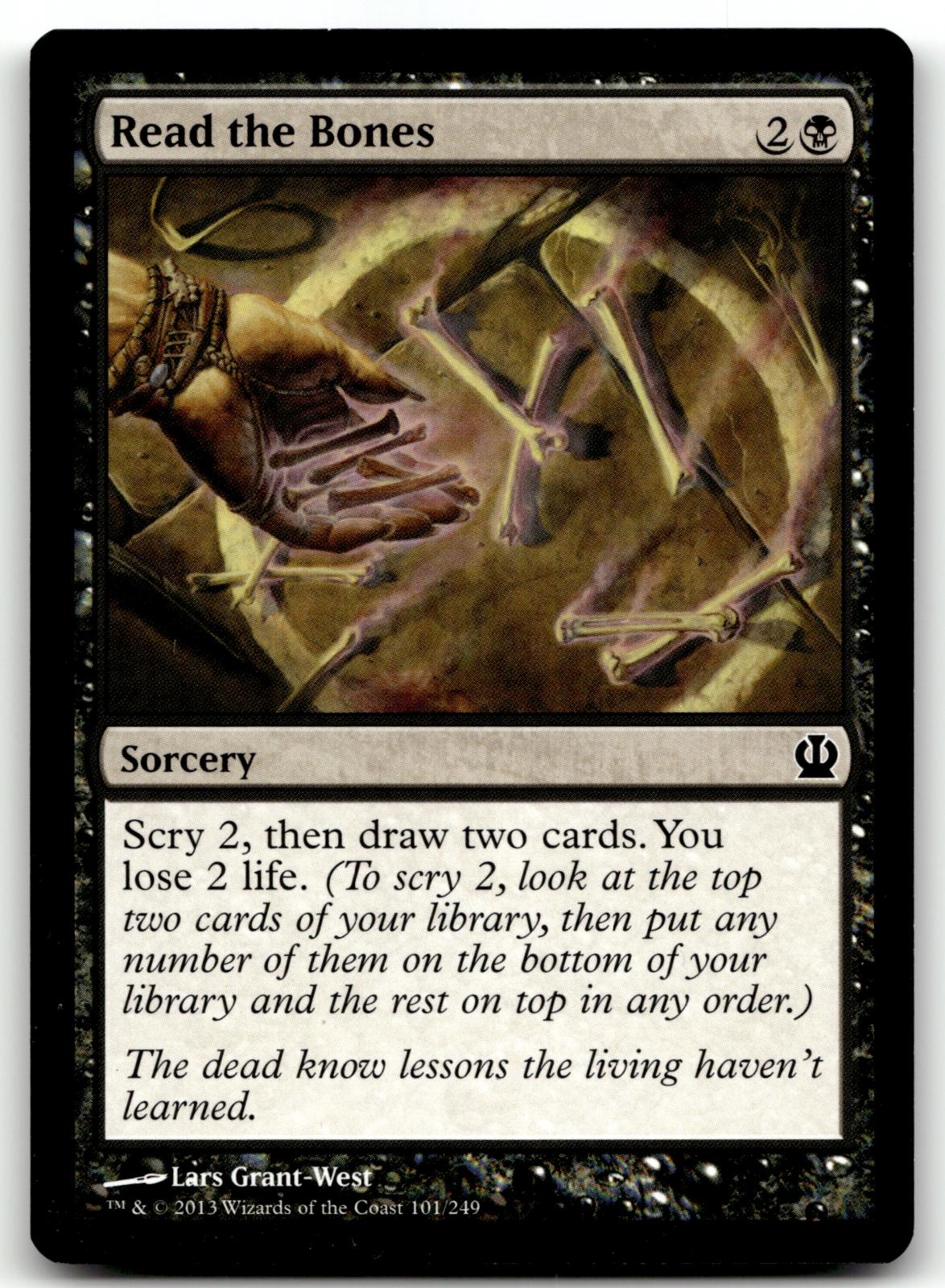 Read the Bones 101 Common Theros Magic: The Gathering Near Mint