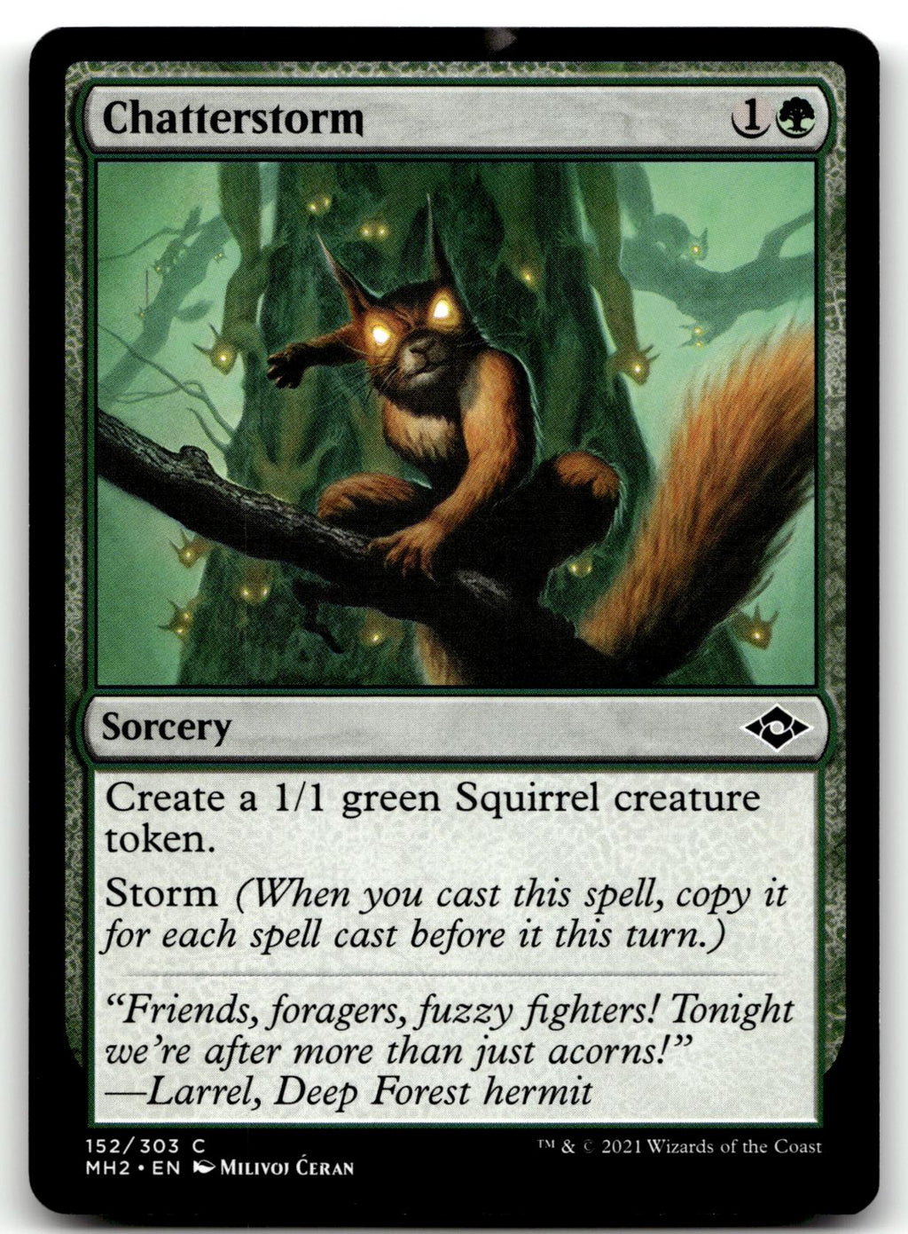 Chatterstorm 152 Common Modern Horizons 2 Magic: The Gathering Near Mint
