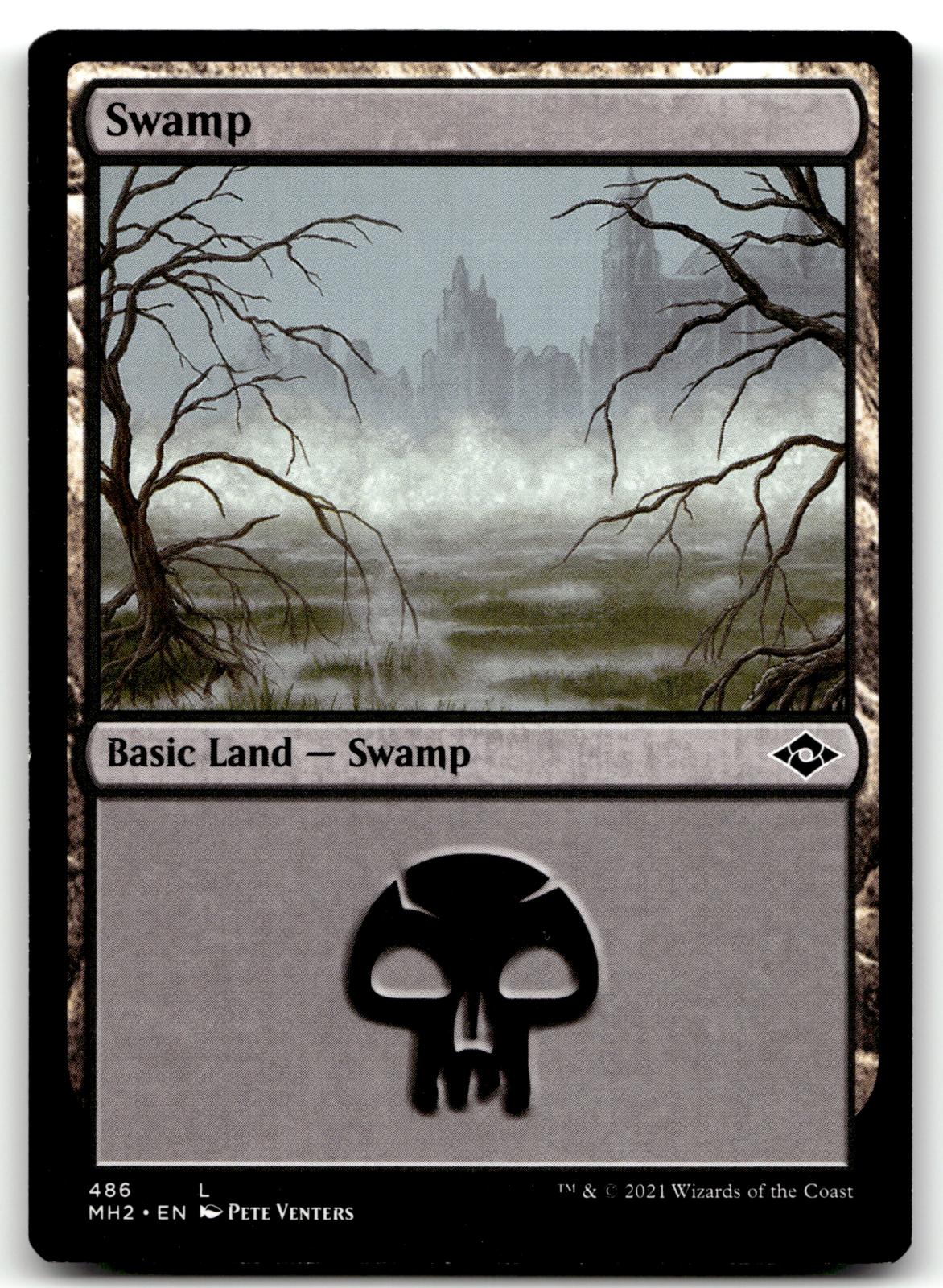 Swamp (486) 486 Land Modern Horizons 2 Magic: The Gathering Near Mint