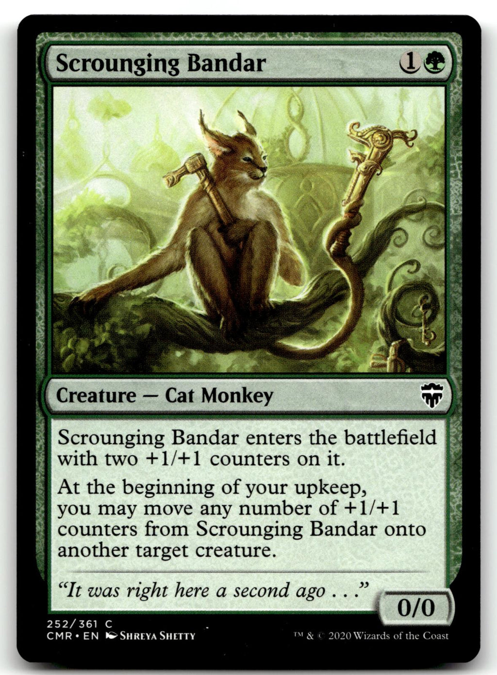 Scrounging Bandar 252 Common Commander Legends Magic: The Gathering Near Mint