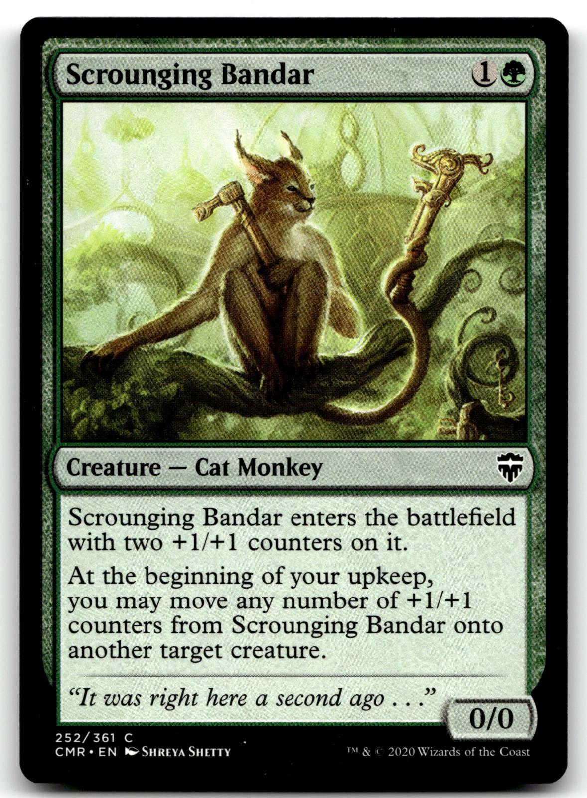 Scrounging Bandar 252 Common Commander Legends Magic: The Gathering Near Mint