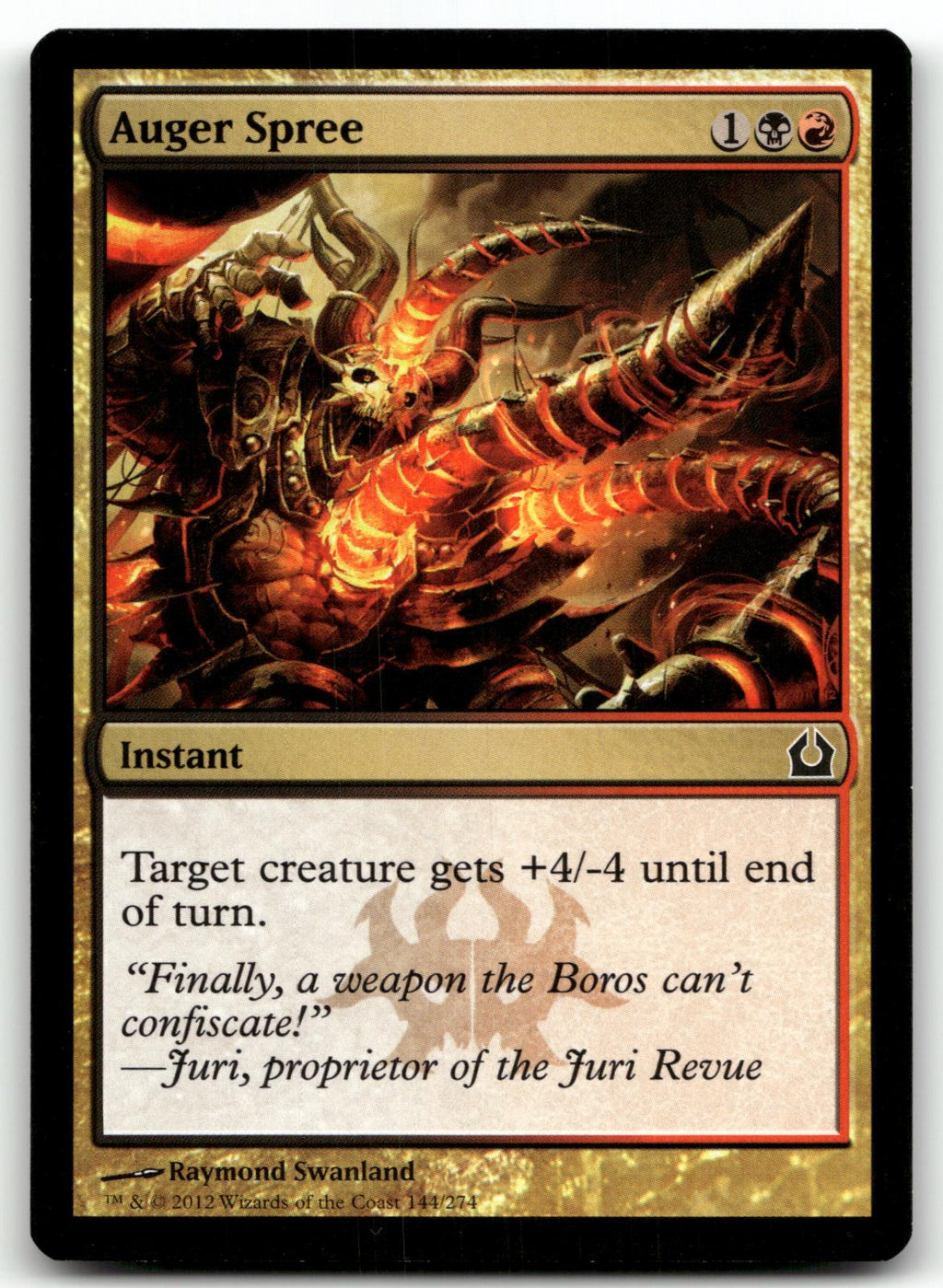 Auger Spree 144 Common Return to Ravnica Magic: The Gathering Near Mint