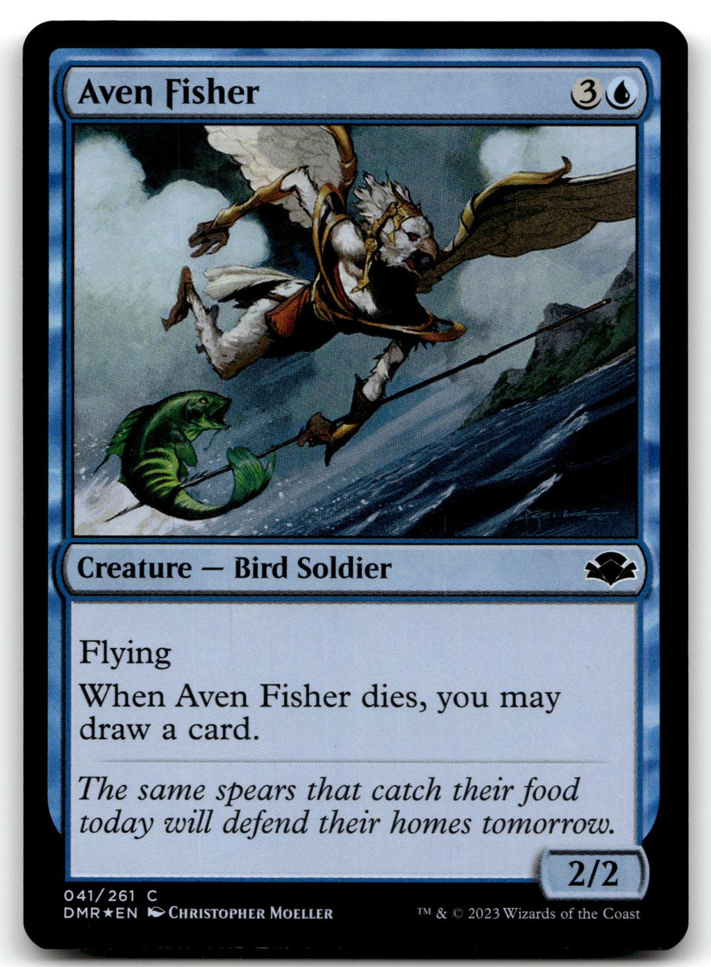 Aven Fisher 41 Common Dominaria Remastered Magic: The Gathering Foil Near Mint