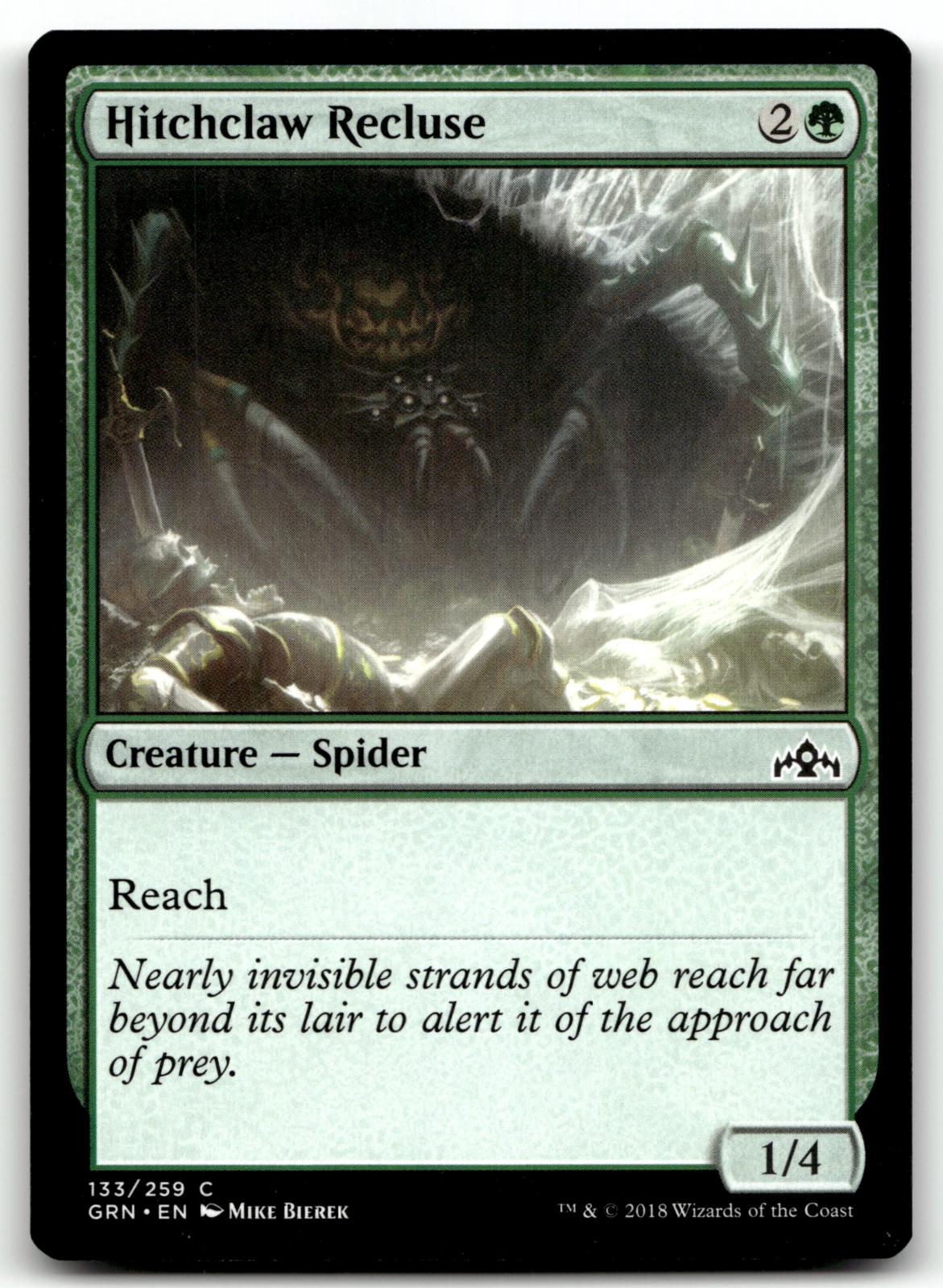 Hitchclaw Recluse 133 Common Guilds of Ravnica Magic: The Gathering Near Mint