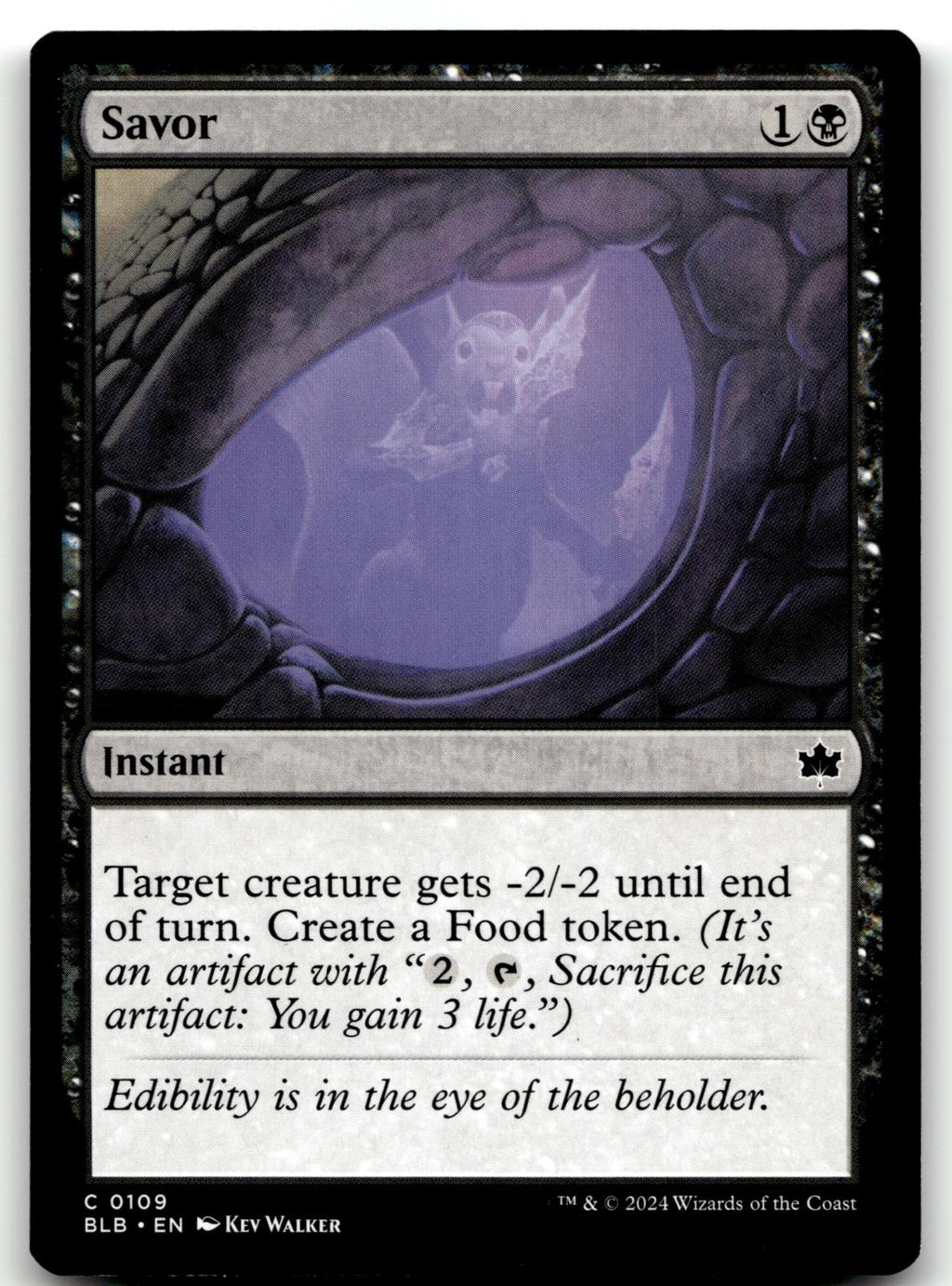Savor 109 Common Bloomburrow Magic: The Gathering Near Mint