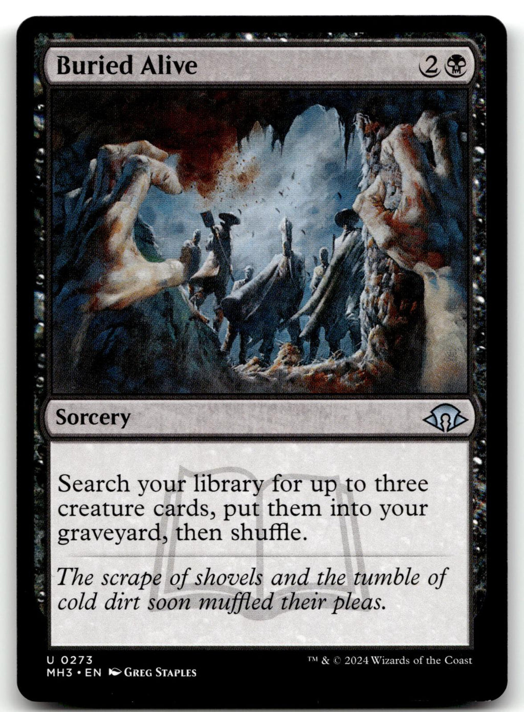 Buried Alive 273 Uncommon Modern Horizons 3 Magic: The Gathering Near Mint