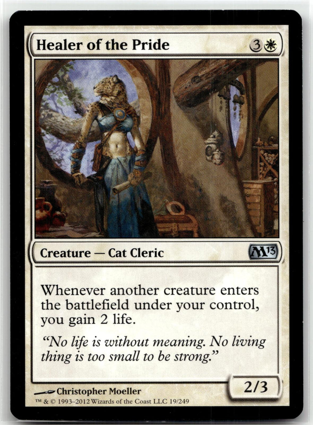 Healer of the Pride 19 Uncommon Magic 2013 (M13) Magic: The Gathering Near Mint