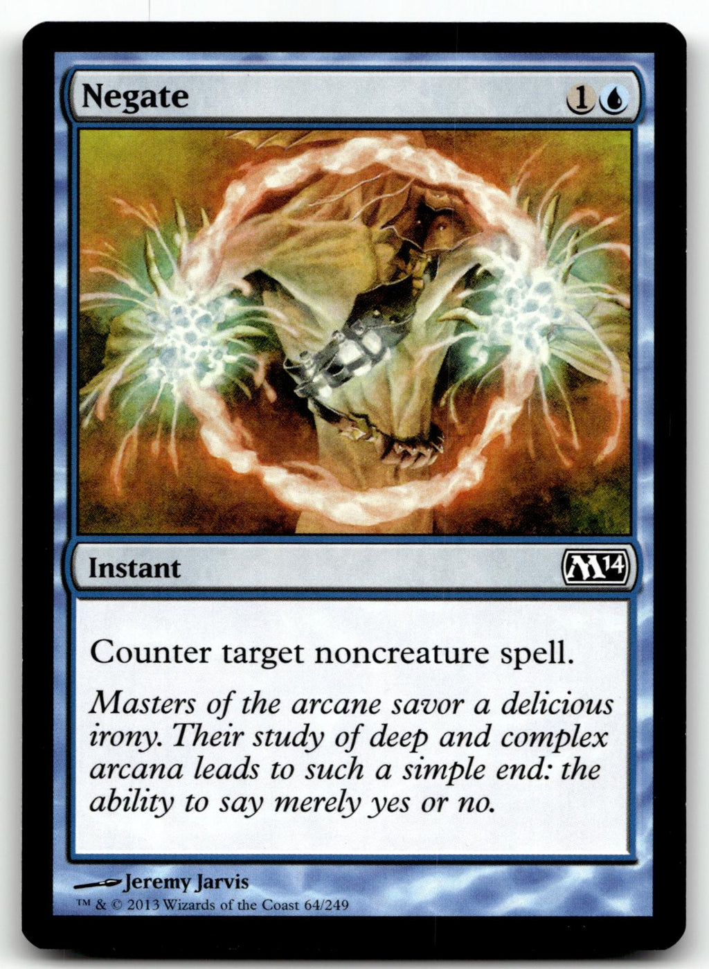 Negate 64 Common Magic 2014 (M14) Magic: The Gathering Near Mint