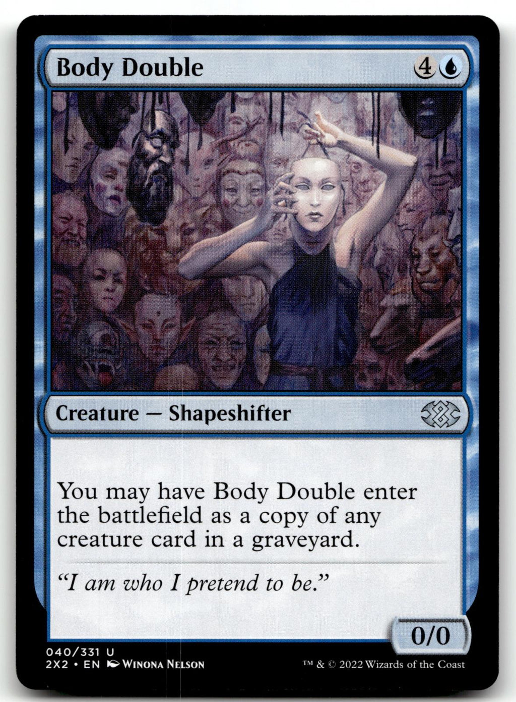 Body Double 40 Uncommon Double Masters 2022 Magic: The Gathering Near Mint