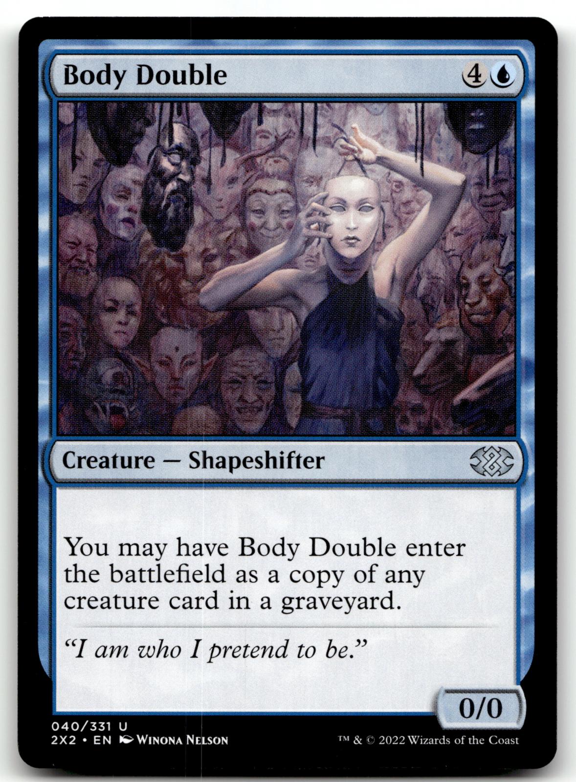 Body Double 40 Uncommon Double Masters 2022 Magic: The Gathering Near Mint