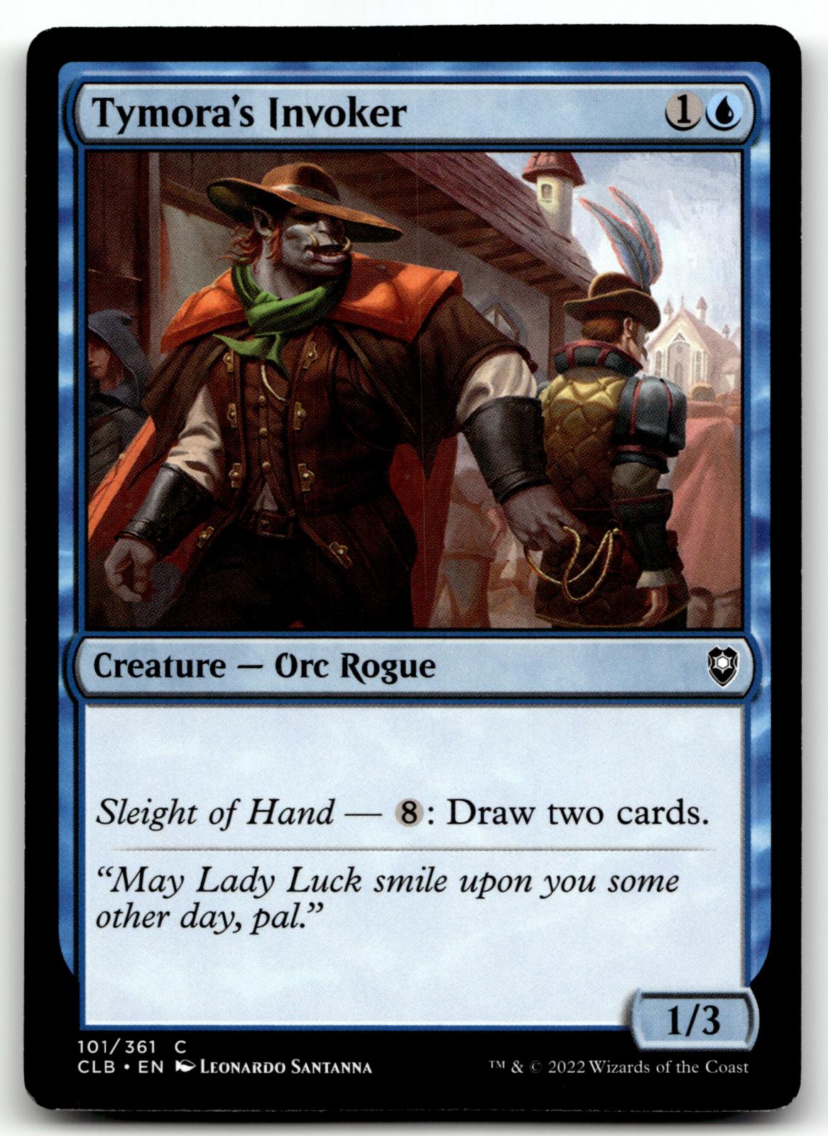 Tymora's Invoker 101 Commander Legends: Battle for Baldur's Gate Magic: The Gathering NM