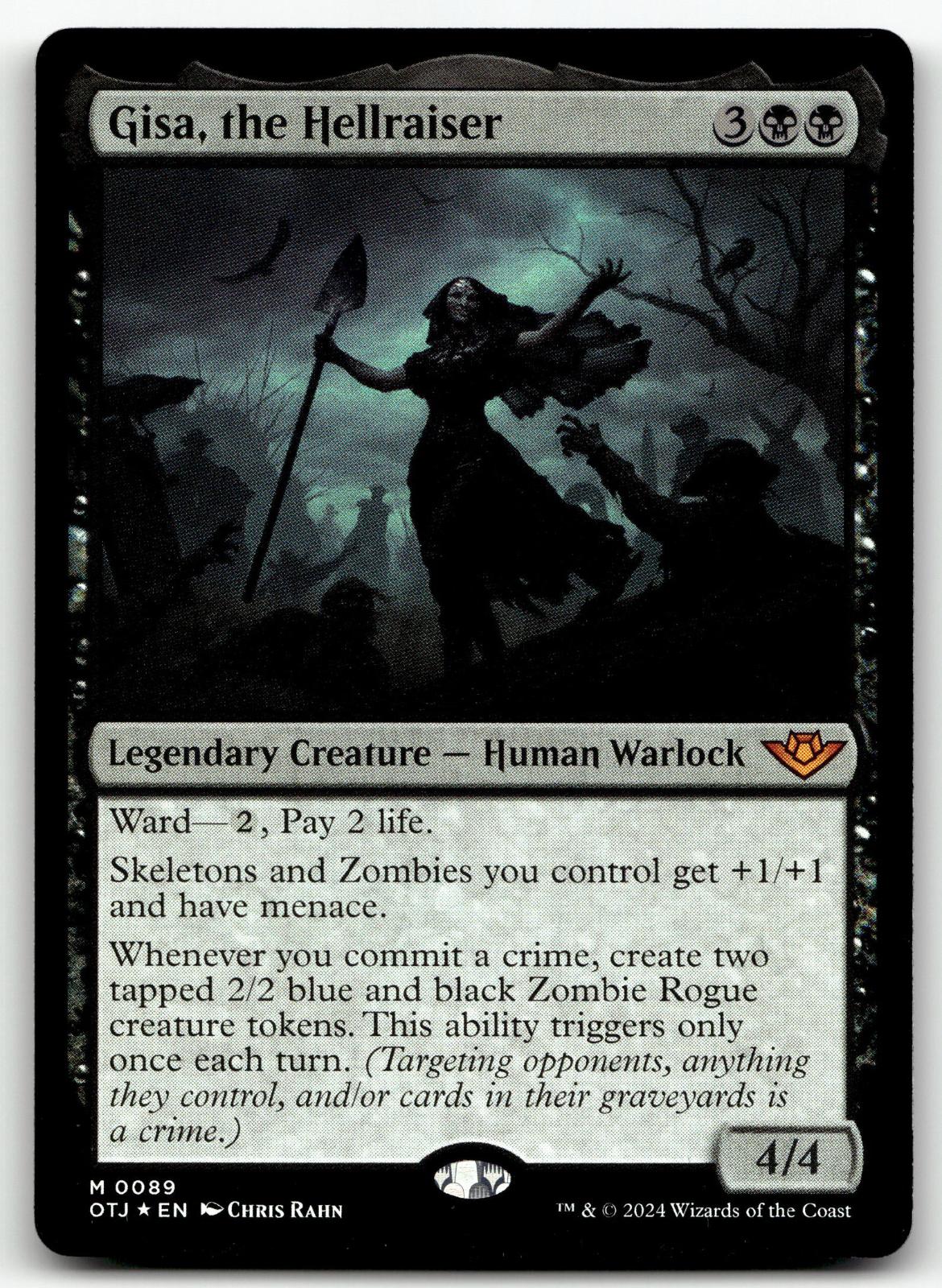 Gisa, the Hellraiser 89 Outlaws of Thunder Junction Magic: The Gathering NM