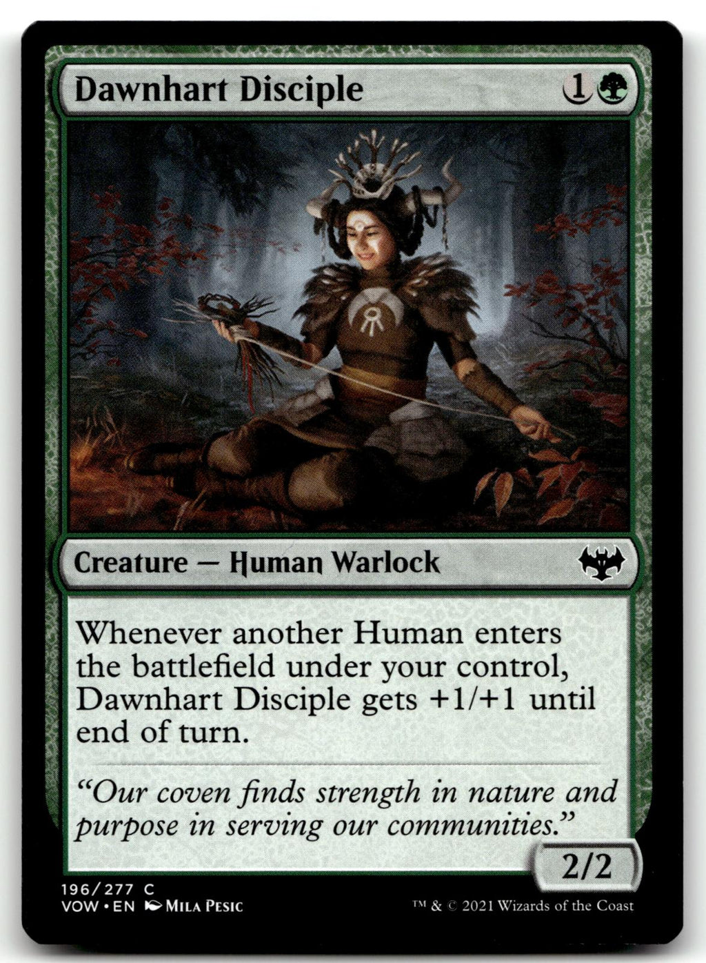 Dawnhart Disciple 196 Common Innistrad: Crimson Vow Magic: The Gathering NM
