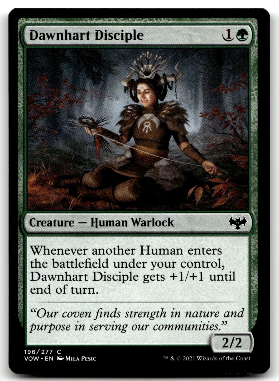 Dawnhart Disciple 196 Common Innistrad: Crimson Vow Magic: The Gathering NM
