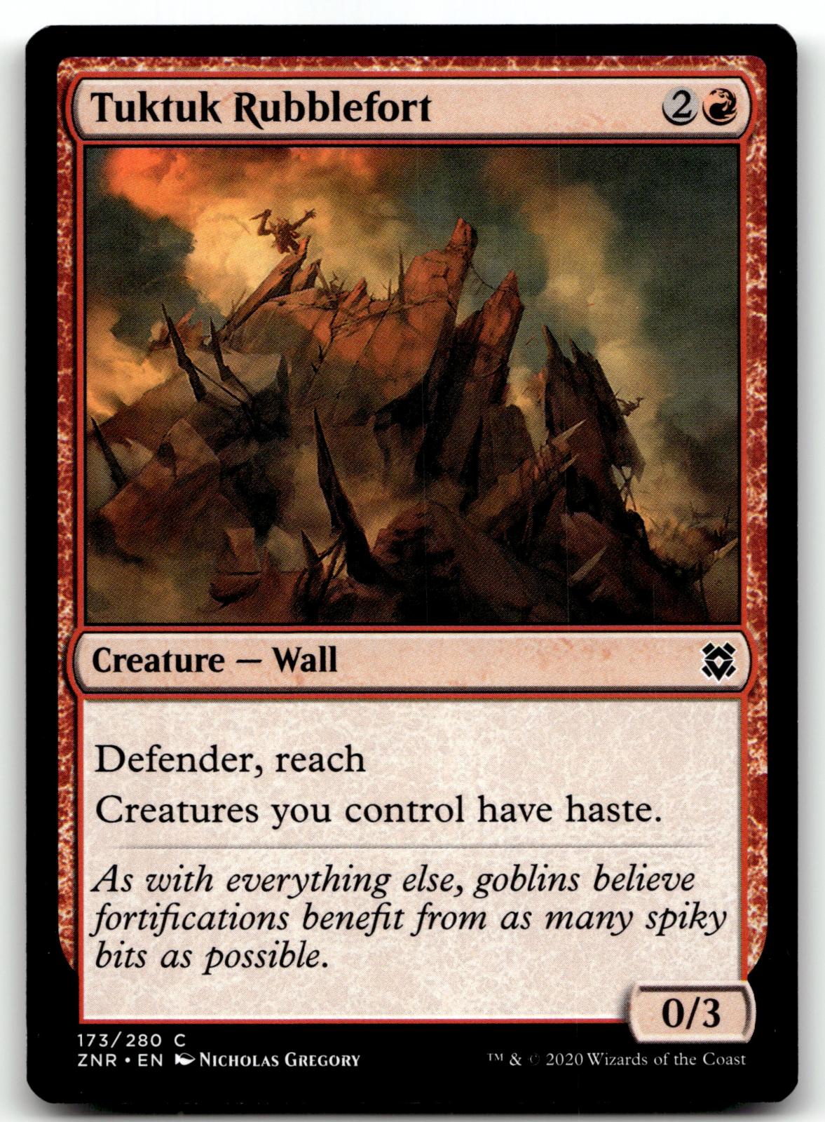 Tuktuk Rubblefort 173 Common Zendikar Rising Magic: The Gathering Near Mint