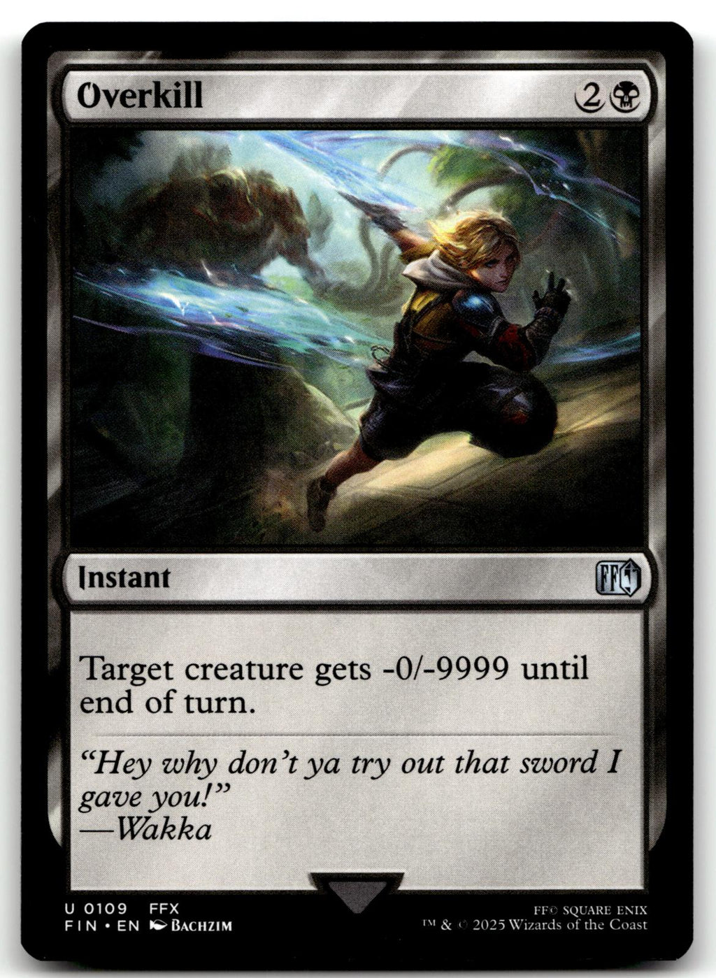 Overkill 109 Uncommon FINAL FANTASY Magic: The Gathering Near Mint