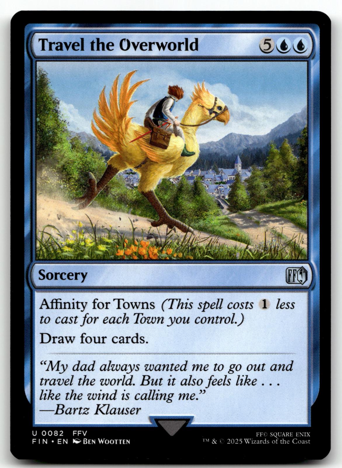 Travel the Overworld 82 Uncommon FINAL FANTASY Magic: The Gathering Near Mint