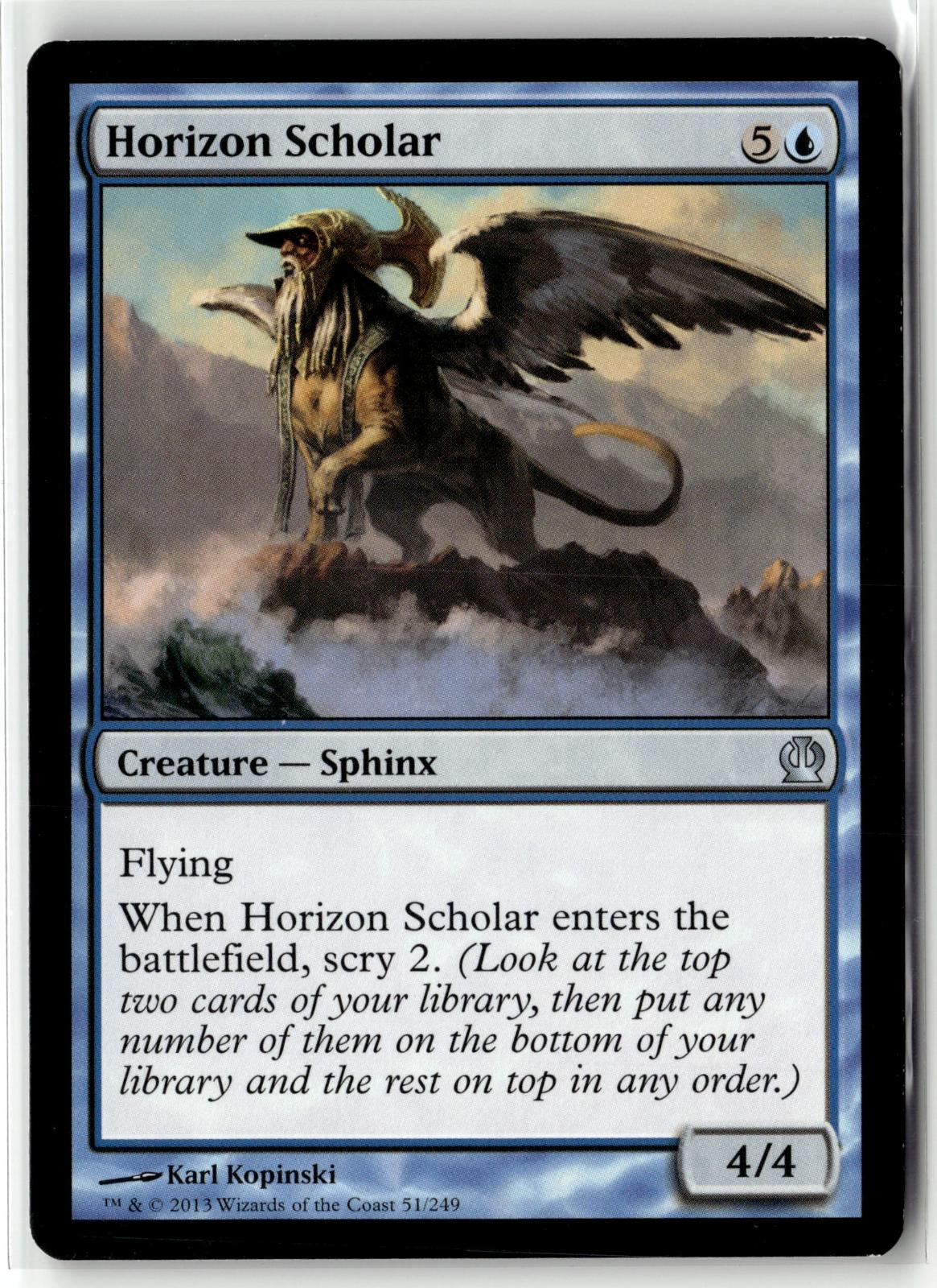 Horizon Scholar 51 Uncommon Theros Magic: The Gathering Near Mint