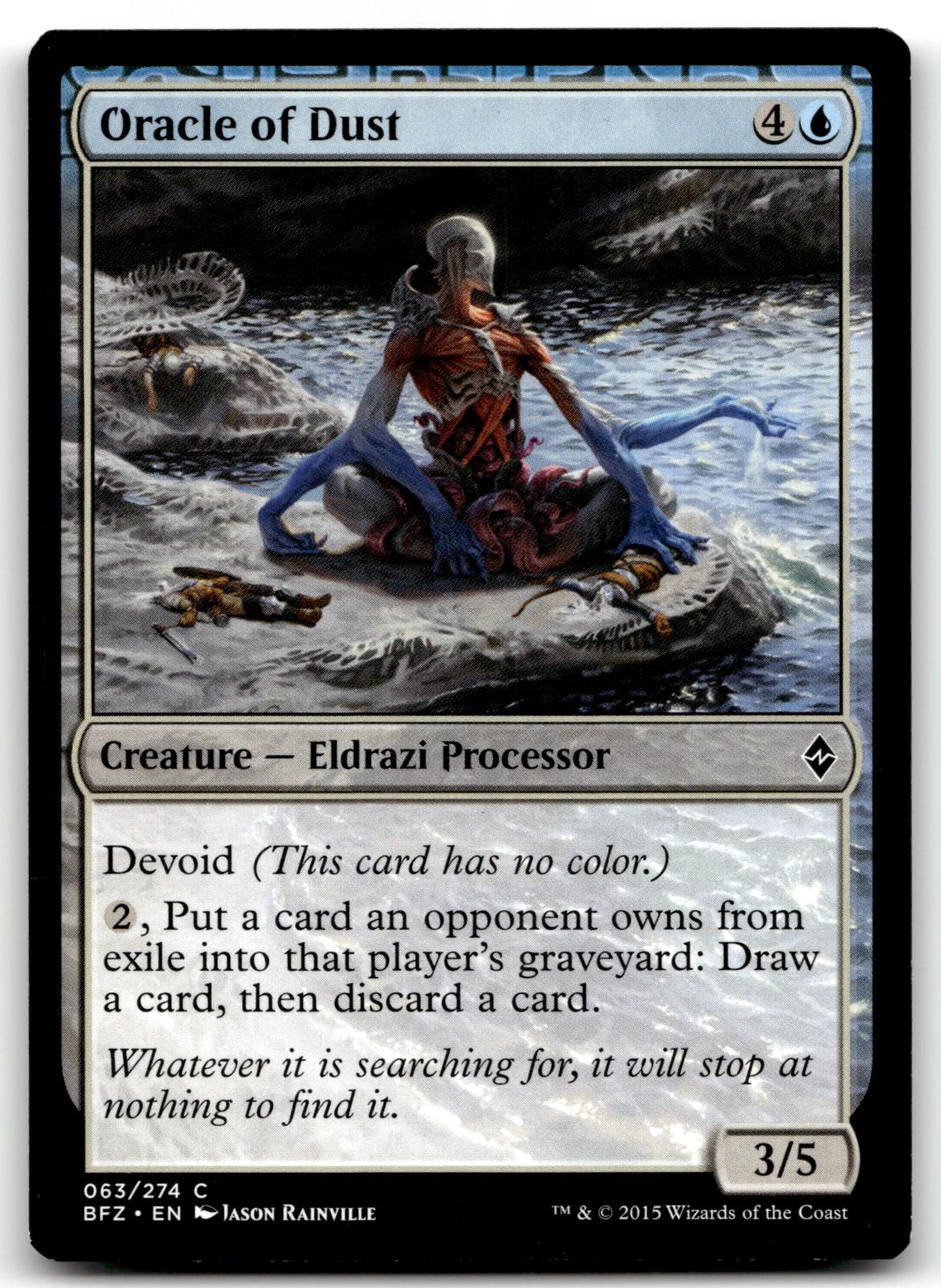 Oracle of Dust 63 Common Battle for Zendikar Magic: The Gathering Near Mint