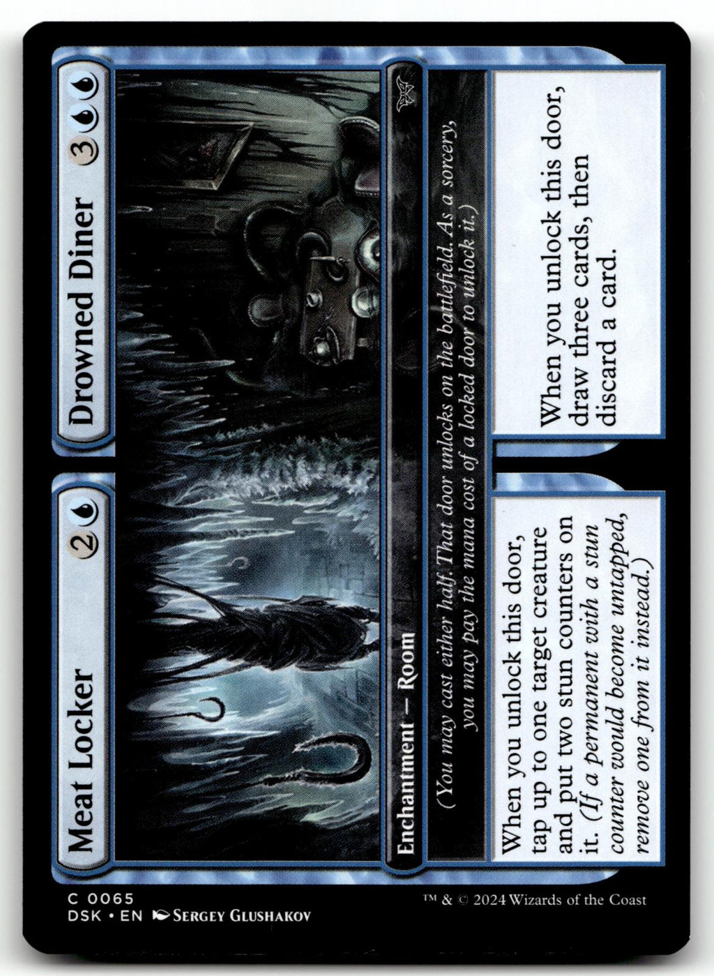 Meat Locker // Drowned Diner 65 Duskmourn: House of Horror Magic: The Gathering 