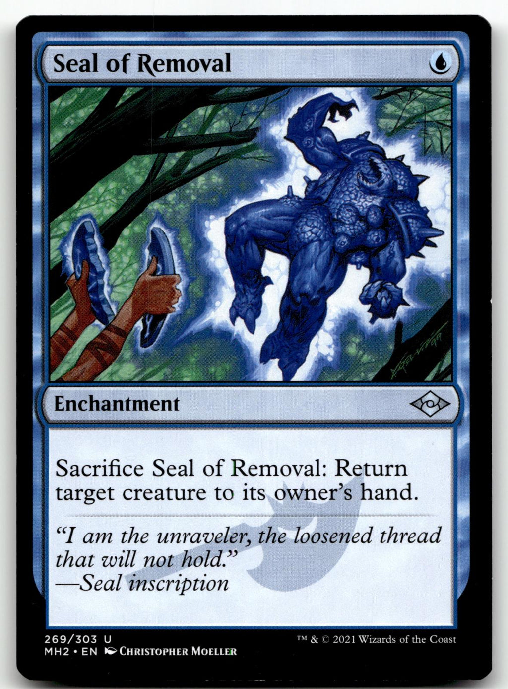 Seal of Removal 269 Uncommon Modern Horizons 2 Magic: The Gathering Near Mint