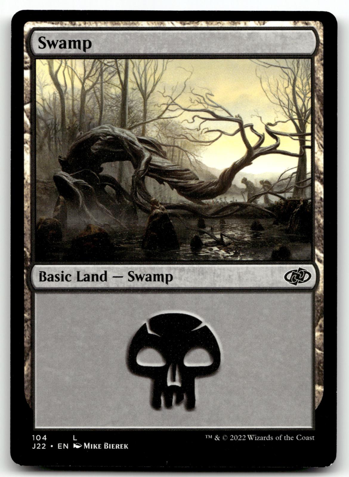 Swamp (104) 104 Land Jumpstart 2022 Magic: The Gathering Near Mint