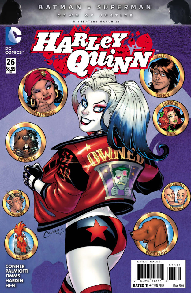 Harley Quinn, Vol. 2 #26B (Tony Harris Batman v Superman Variant Cover)