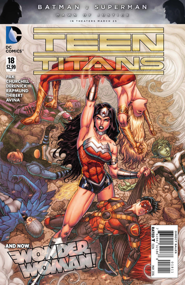 Teen Titans, Vol. 5 #18B (Variant Phil Jimenez Batman v Superman Cover)