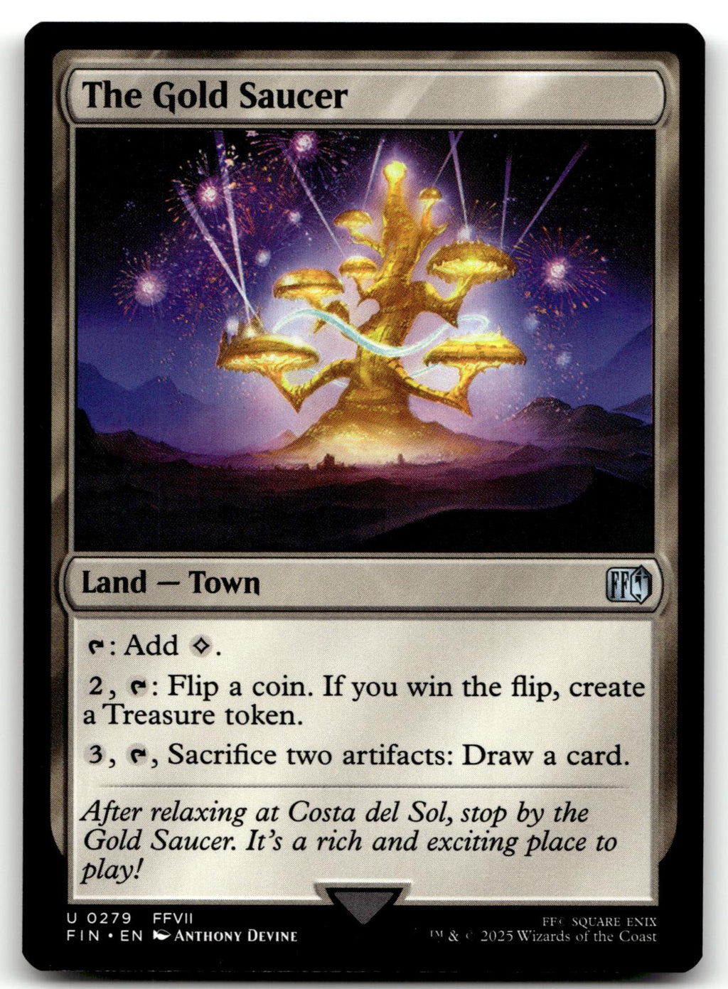 The Gold Saucer 279 Uncommon FINAL FANTASY Magic: The Gathering Near Mint